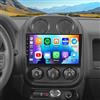 ikasus Autoradio 2+32G per Jeep Compass 2012 con CarPlay e Android Auto | Android 15, display da 10,1 pollici con FM/RDS, Bluetooth, WLAN, GPS,SWC, schermo diviso, Mirror Link e AHD Camera