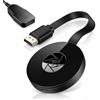 TEKFUSE Adattatore Wireless HDMI 4K Dongle Display 1080P Plug and Play per TV | Compatibile con iOS Android macOS Windows, 2,4 GHz, 5 m, decodifica 4K, 1080P, Miracast AirPlay DLNA, menu italiano