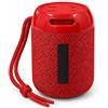 Voltix Cassa Bluetooth Portatile 5W Mini Speaker Wireless Rosso | Ingresso USB, Slot MicroSD, Design Compatto, Connessione Wireless, Uso in Mobilità