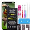 Beefix Batteria 2520mAh per iPhone 12 mini: Alta Capacità 0 Cicli | Compatibile con A2399 A2400 A2398 A2176, kit completo con attrezzi e istruzioni,Installazione fai-da-te semplice e veloce
