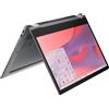 Lenovo - 2022 - Flex 5 - Laptop Chromebook 2 in 1 - Intel Celeron N5205U - Display touch FHD da 13,3 pollici - 4 GB di RAM - 64 GB di memoria - Grafica Intel UHD - Chrome OS, grigio grafite