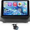 ETLFUCyber 4G+64G Android Autoradio per Ford Fiesta 2009-2014 con Wireless Carplay & Android Auto, Schermo Touch IPS 9 pollici con GPS, WiFi, EQ, Bluetooth 5.0, Radio FM/RDS