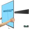 Aetubree Supporto da parete per TV a schermo piatto da 26-55 pollici, per pareti in cartongesso senza viti, senza fori, facile montaggio, VESA 400 x 400 mm