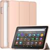 Patamiyar - Custodia per tablet da 8 pollici, sottile e leggera, con supporto per treppiedi e funzione sleep/sveglia automatica, colore: Rosa