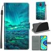 KENHONER Custodia per Xiaomi Redmi Note 9 Pro/Note 9S, Artico | Portafoglio Pelle PU, Magnetica, Resistente Agli Urti, Scomparto Carte Credito, Pieghevole, Flip Libro, Motivo