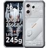 OSCALNEX Rugged Smartphone Android 16, 32GB RAM+256GB/2TB TF, Sottile 10,7mm/245g | Telefono Indistruttibile IP68/IP69K, Visione Notturna IR, 6,56 90Hz HD+, 5000mAh, NFC, Smartphone Rugged Dual SIM, GPS, OTG