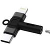 Kefiany Adattatore USB C Jack Lightning a Cavo Auricolare per iPhone 17 per Apple Jack Audio 3,5 mm AUX Compatibile con Samsung Galaxy S26 S25 Tipo C Connettore Ausiliario per Auto Accessori per iPad