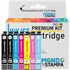 Mondo Stampa 7 Cartucce Inchiostro Alta Capacità Epson 24XL 24 | Compatibili con T2431 T2432 T2433 T2434 T2435 T2436, XP-55 XP-65 XP-750 XP-760, XP-850 XP-860 XP-950 XP-960