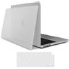 TECOOL Cover per MacBook Air 15 M5 M4 M3 M2, Trasparente satinato | A3448 A3241 A3114 A2941 2023-2026, Custodia Rigida Sottile, Snap-On, Finitura Satinata, Copritastiera UE