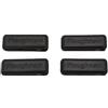 Ploughnavi Clip antenna per Garmin T20, TT25, T5, TT10, TT15, DC50 Collare per Cani, Nero, Confezione da 4