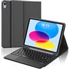 JADEMALL Tastiera con Touchpad per iPad A16 11 Generazione 2025/10 Generazione 2022 | Italiano QWERTY Tastiera Bluetooth Magnetica Staccabile con Trackpad per iPad A16 11/10 Generazione 11/10.9 2025/2022, Nero