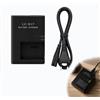 Zuahaly LC-E17 - Caricabatterie rapido compatibile con batterie Canon LP-E17, perfetto per fotocamere EOS Rebel T7i T6i T6s SL2 SL3 77D 200D 800D 850D DSLR