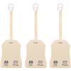 Tuidzljd Splitter ADSL da 3 Pezzi per Telefonica Splitter Jack Telefonico Filtro DSL in Modem Telefonico Filtro Splitter ADSL