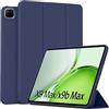 QJONSIU Cover per Honor Pad X9b Max, Morbido TPU, Ultra Sottile, Blue | Protezione Anturto, Funzione di Supporto, Attivazione/Disattivazione Automatica, Antimpronta, Antigraffio