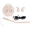 MechKit Auricolari per il sonno wireless Cuffie Bluetooth 5.3 ultrasottili con cancellazione del rumore con traduttore in tempo reale Chiamate chiare per chi dorme sul fianco (Nuda)
