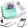 Phomemo TP20 Mini Stampante Stencil Tattoo, Bluetooth Stampante Portatile | 2 Pollici Stampante per Tatuaggi per Principianti e Artisti, Stencil Machine Plotter Compatibile con Phone, con 100pcs Carta