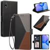 Generico DayQiQiPu Custodia per Xiaomi Redmi 7A (5,45 Pollici) Cover in Pelle PU con Colori Dopamina Custodia a Portafoglio Ribaltabile Antiurto Caso con Cinturino da Polso, Nero
