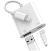 WASRUYI Adattatore Lightning A USB(2 in 1)OTG 3.0 Cavo Certificato Per Apple MFI Ricarica Jack Adapter Per iphone 14 13 12 11 Pro Max Per ipad Air Mini Presa Fotocamera File Fotocamera Digitale