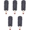 JZK 5X adattatori per connettore alimentazione CC, connettore femmina 5,5 x 2,1mm a connettore maschio a barilotto 3,5 x 1,35mm, spina 3,5mm x 1,35mm per telecamere videosorveglianza, luci a LED
