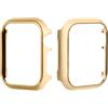 MOTALER Cassa oro compatibile con Apple Watch 45 mm Custodia Protettiva Bling Shiny Watch Case Cover Glitter Ultra Slim Orologio Accessori Alluminio Bumper Custodia Compatibile con Apple Watch Series 9/8/7 45