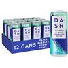 DASH Water Cetriolo e Menta - 12 lattine di acqua di sorgente frizzante aromatizzata a cetriolo e menta - Senza zuccheri, dolcificanti o calorie - (12 lattine da 330 ml)