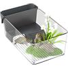 Bawiaueu Terrario per Tartarughe Casa Acquatica Per Tartarughe Con Multiple Funzioni | Kit Per L'Habitat Di Tartarughe E Granchi Per Gamberi, Anfibi, Rettili Di Piccole Dimensioni