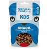 Generic NATURAL CODE Cane K05 Pork Snack for Dogs | snack complementare per cani adulti di tutte le taglie e razze, 2 confezioni da 120 grammi l'una.