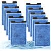 Penitue 10pz Cartucce Filtranti per Rite Size Z, Cartuccia Filtrante Acquario Cartucce Filtro Acquario con Carbone Attivo per Sistemi Marineland Eclipse 2/3 Hex 5/7 Contour 3/5