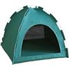 Drawup Box pieghevole per animali domestici, tenda in rete traspirante per gatti e cani, recinzione esterna con tappetino di raffreddamento, gabbia portatile per animali 52 x 52 cm (XL-68 x 68 x 60 cm)
