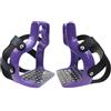 Milageto Staffe da Equitazione, Gabbia per Equitazione, staffe equestri, Sella da Cavallo in Alluminio, per Equitazione, Viola