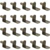 PATIKIL 40pz Ripiano Picchetti Perni 1/5 Forma L Ripiano Perni Bronzo Tono | Supporti Armadietto Ripiano Supporto Picchetti, per Mensole Libreria Armadio Mobili