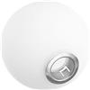 Happyyami Paralume rotondo in vetro per G9, 9,00 x 9,00 x 9,00 cm, bianco