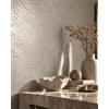Newroom carta da parati TNT beige a onde per camera da letto e soggiorno | effetto metallizzato, struttura 3D in vinile, stile organico, rotolo 10,05 x 0,53 m, ingresso, studio, zona pranzo