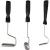 Generico Kit Di Strumenti Per Rulli In Fibra Di Vetro - Lega Di Alluminio 28 Cm | 3x Rulli Di Vernice In Lega Di Alluminio | Set Di Rullis A Bolle Per Laminazione In Fibra Di Vetro | Strumento Paddle Per