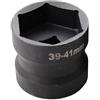 PureBowlic Chiave a bussola a doppia testa da 39-41 mm per puleggia della cinghia della moto, in acciaio al carbonio con rivestimento in fosfato di manganese nero, strumento manuale con azionamento