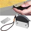 KEWAYO Taglierina per bordi impiallacciati, pialla monomano per la | Taglierina manuale per bordi con 1 lama di ricambio, antiscivolo, per legno, PVC, ABS, taglierina per bordi (nero)
