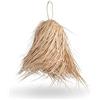 ZocoChic Paralume Marocchino in Fibra Naturale, Artigianale, 30 x 40 cm, Stile Rustico