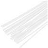QUARKZMAN 20Pcs Bacchette Di Saldatura Plastica PP 13 Pollici Strisce Per Saldatura Plastica Per Saldatore Plastica Riparazione Paraurti Auto Kayak Colore Bianco