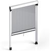 SAN GIORGIO ZANZARIERA A RULLO FLASH CON FRIZIONE INSETTI PORTE FINESTRE 100X160 BRONZO