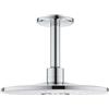 Grohe 26477LS0 Soffione Rainshower Cosmopolitan 310 a 2 Getti con Braccio a Parete, Bianco (Argento), Tondo, 142 mm