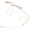 HEATSHAKING Microfono a Cuffia Cavo, Condensatore Xlr 3 Pin, Beige | Modello 680ω 10v 40db, Asta Orientabile e Struttura Abs, per Spettacoli e Insegnamento