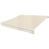 RJPLMFV Tela Di Ricambio Tenda 4x3 M Poliestere Crema | Compatibile con telaio esistente, include mantovana, ideale per patio terrazzo giardino