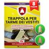 Repellion ® Trappola per tarme dei vestiti, set da 8 - Protezione antitarme per armadio - Trappola ai feromoni senza insetticidi contro le tarme dei tessuti, per monitorare l'infestazione