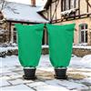 KEEPAA Copertura Antigelo Piante 2 Pezzi 100x120 cm fino a -15°C Verde | Tessuto non tessuto cordino serraggio riutilizzabile vasi esterni ulivo palma -15°C traspirante impermeabile