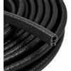 Xotectrix 5 m protezione per portiere auto spiaggia profilo di protezione bordo in PVC morbido per auto barca protezione contro gli urti antigraffio per metallo piastra di lamiera e hardware (5 m, 7 mm)