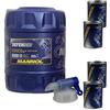 Diederichs Olio motore MANNOL Defender 10W-40, 4 x MANNOL Motor Flush ADDITIV