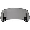 Generic Parabrezza moto Regolabile per Beverly S 300 2021-2024 (Grigio) | Compatibile con Piaggio Deflettore parabrezza Estensione Clip-On Spoiler aria con morsetto Schermo acrilico alta densità