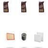 HOFFCAR Kit tagliando 3 FILTRI e 3L OLIO M compatibile con Peugeot 208 1.0 Vti 50kw Dal 2012