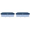 Intex 28038 - Telo Copripiscina per piscina rettangolare, PVC, Blu, 300x200 cm (Confezione da 2)
