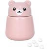 Naapesi Frantoio per Pillole, Orso Smerigliatrice per Pillole, Frantumatore per Pillole Manuale, Frantoio a Polvere per piccole e Grandi Pillole, per Pillole, Vitamine, Compresse (Rosa)